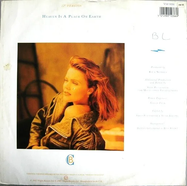 Album cover for Heaven Is A Place On Earth by Belinda Carlisle