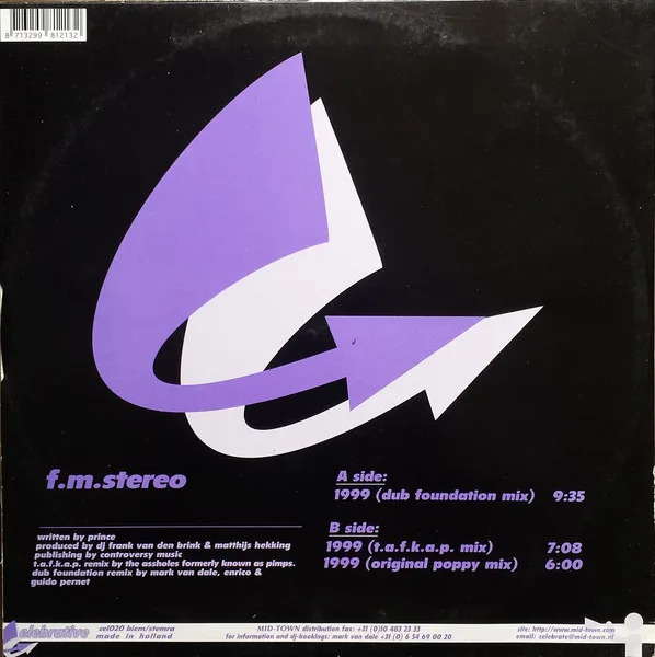 Album cover for 1999 by F.M. Stereo