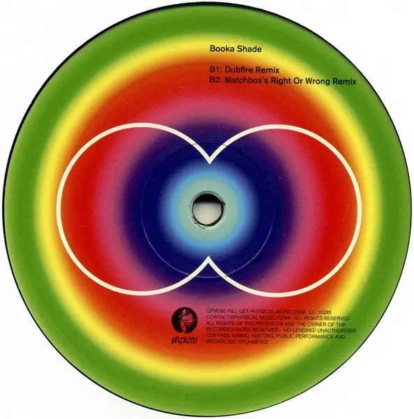 Booka Shade - Charlotte, Electronic, Minimal, Tech House, 2008 - Get Physical Music, Germany, Vinyl 1x 12", 33 ⅓ RPM