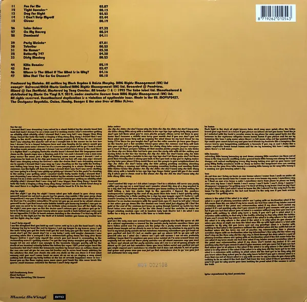 Moloko - Do You Like My Tight Sweater?, Electronic, Acid Jazz, Downtempo, Electro, 2019 - BMG, Music On Vinyl, Europe, Vinyl 