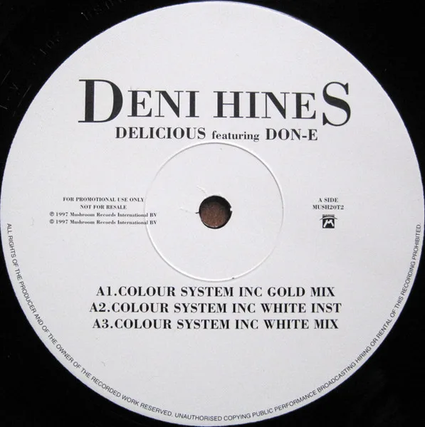 Album cover for Delicious (Colour System Inc Mixes) by Deni Hines