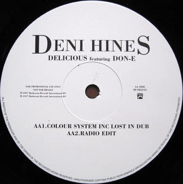 Album cover for Delicious (Colour System Inc Mixes) by Deni Hines