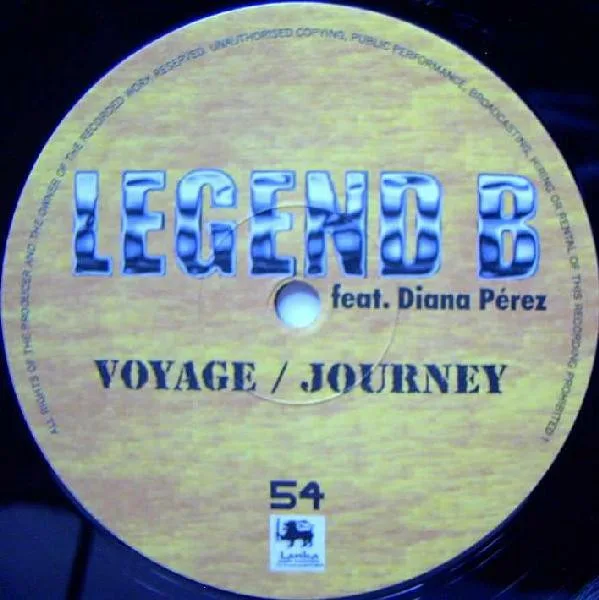Album cover for Voyage / Journey by Legend B Feat. Diana Pérez