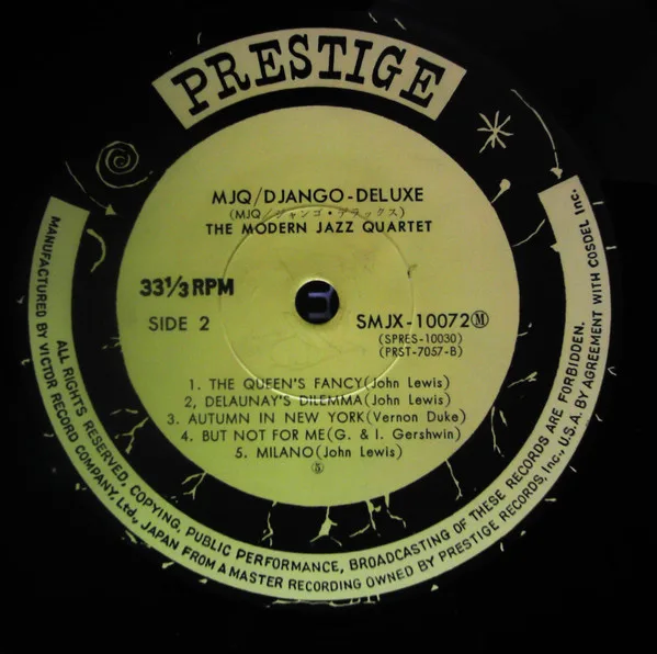 Album cover for Django by Modern Jazz Quartet, The