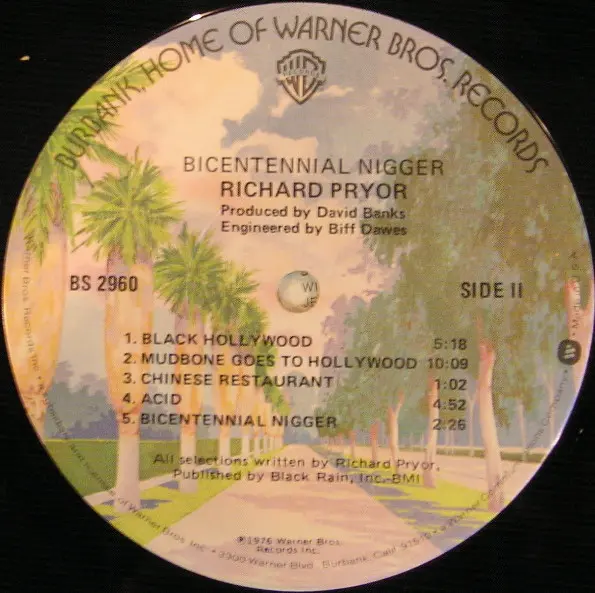 Richard Pryor - Bicentennial Nigger, Non-Music, Comedy, 1976 - Warner Bros. Records, US, Vinyl 1x LP, Album