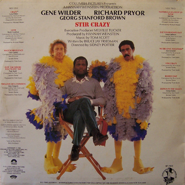 Various - The Original Soundtrack From The Motion Picture "Stir Crazy", Folk, World, & Country, Funk / Soul, Pop, Rock, Stage