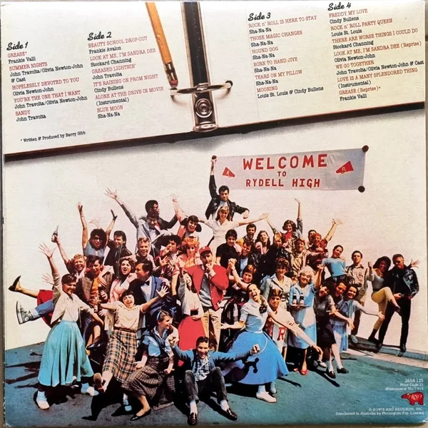 Album cover for Grease (The Original Soundtrack From The Motion Picture) by Various