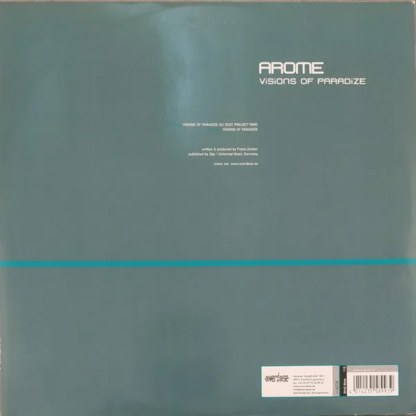 Album cover for Visions Of Paradize by Arome