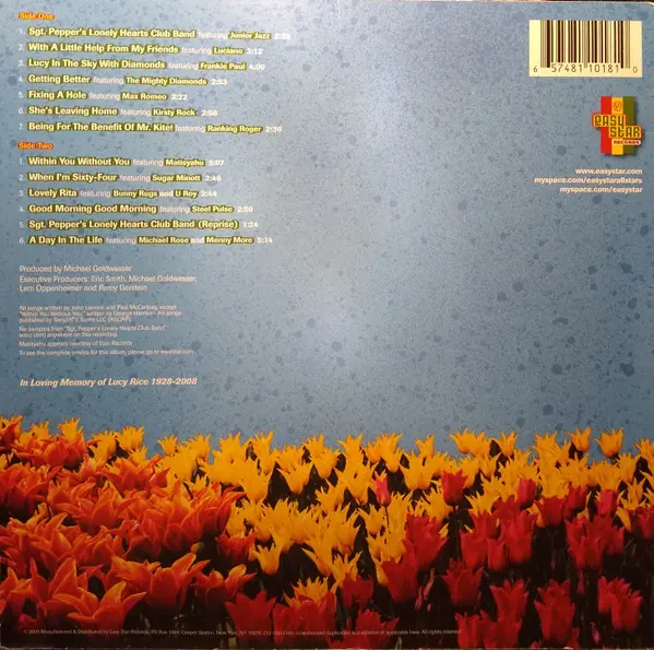 Easy Star All-Stars - Easy Star's Lonely Hearts Dub Band, Reggae, Dub, Reggae, 2009 - Easy Star Records, US, Vinyl 1x LP, Alb