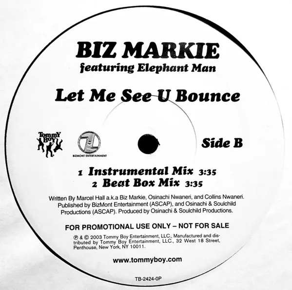 Album cover for Let Me See U Bounce by Biz Markie