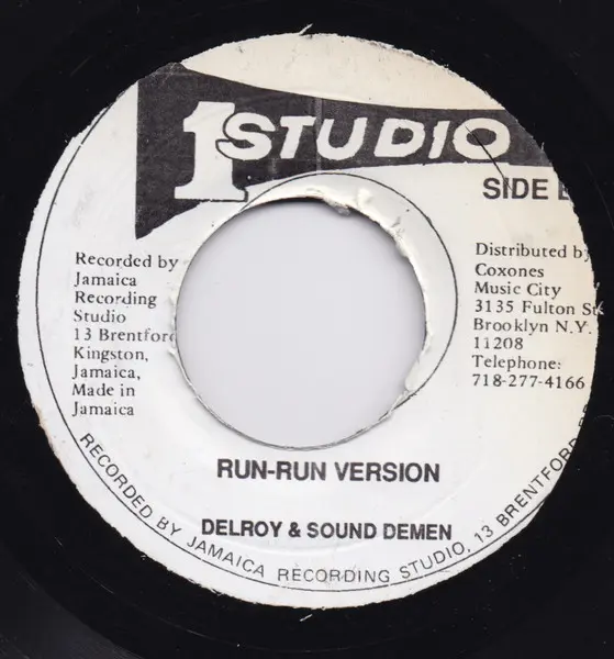 Delroy Wilson / Delroy Wilson & Sound Demen - Run-Run / Run-Run Version, Reggae, Dub, Reggae, Studio One, Jamaica, Vinyl 1x 7