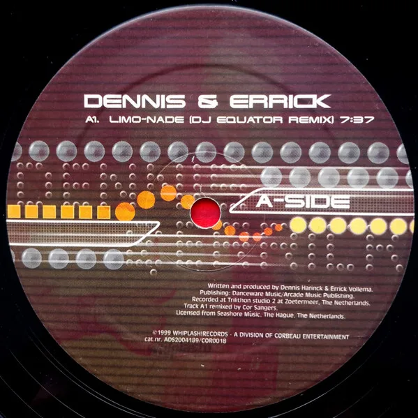 Album cover for Limo-nade by Dennis & Errick