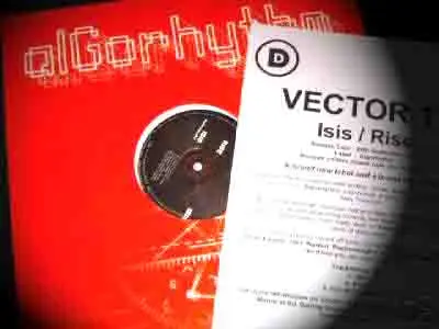 Vector 13 - Isis / Rise, Electronic, Breaks, Progressive House, 2003 - Algorhythm, UK, Vinyl 1x 12"