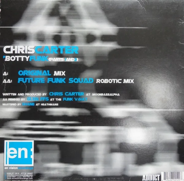 Album cover for Botty Funk (Parts 1 And 2) by Chris Carter