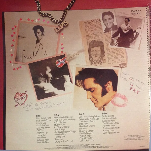 Album cover for All The Best by Elvis Presley