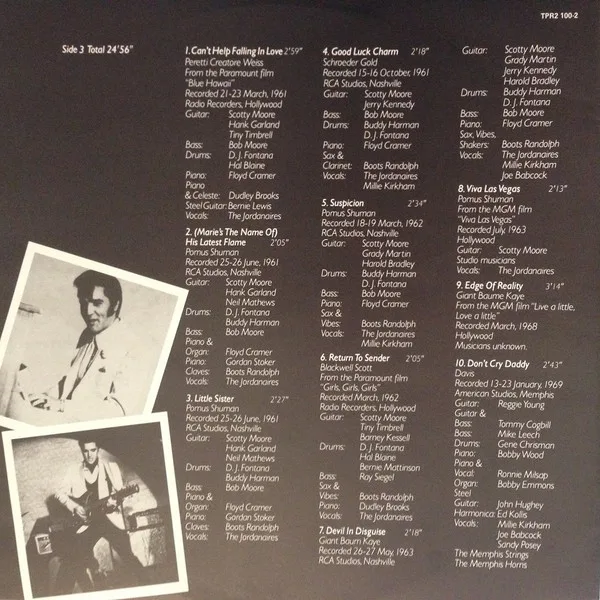 Album cover for All The Best by Elvis Presley