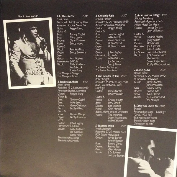 Album cover for All The Best by Elvis Presley