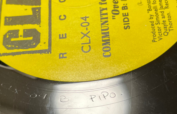 Community Featuring Fonda Rae - Over Like A Fat Rat '95, Electronic, House, Class X Recordings, US, Vinyl 1x 12", 33 ⅓ RPM, S