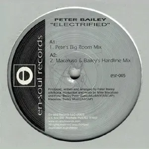 Peter Bailey - Electrified, Electronic, Progressive House, Tech House, 2004 - En-Soul Records, US, Vinyl 1x 12"