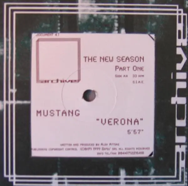 Pavel Kostiuk / Mustang - The New Season Part One, Electronic, Future Jazz, Techno, 1999 - Archive (2), Italy, Vinyl 1x 12", 