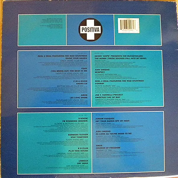 Various - Positiva: Phase Three, Electronic, Garage House, House, 1995 - Positiva, UK, Vinyl 2x LP, Compilation