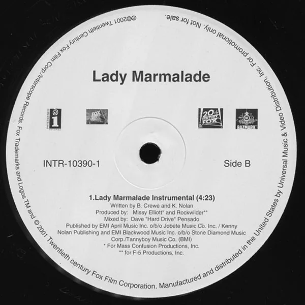 Album cover for Lady Marmalade by Christina Aguilera, Lil' Kim, Mya And P!NK