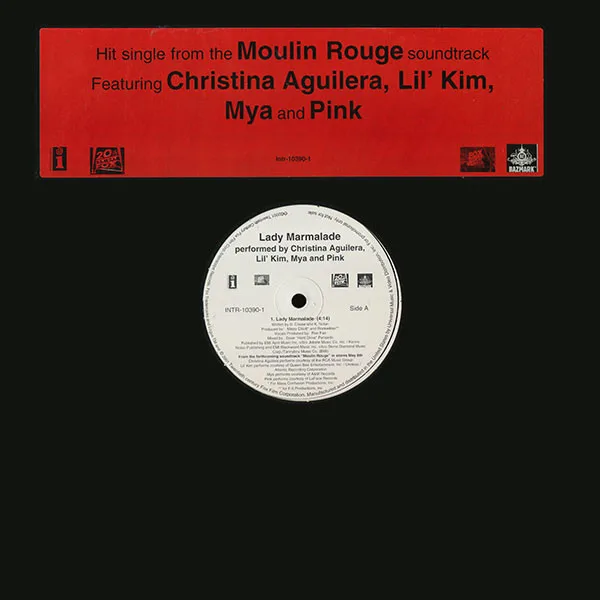 Album cover for Lady Marmalade by Christina Aguilera, Lil' Kim, Mya And P!NK