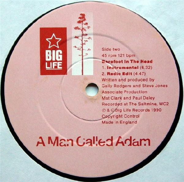 A Man Called Adam - Barefoot In The Head, Electronic, House, 1990 - Big Life, UK, Vinyl 1x 12", 45 RPM