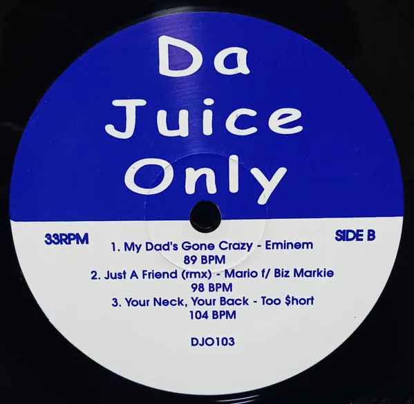 Album cover for Da Juice Only by Various
