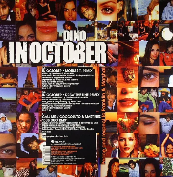 Album cover for In October by Dino Lenny