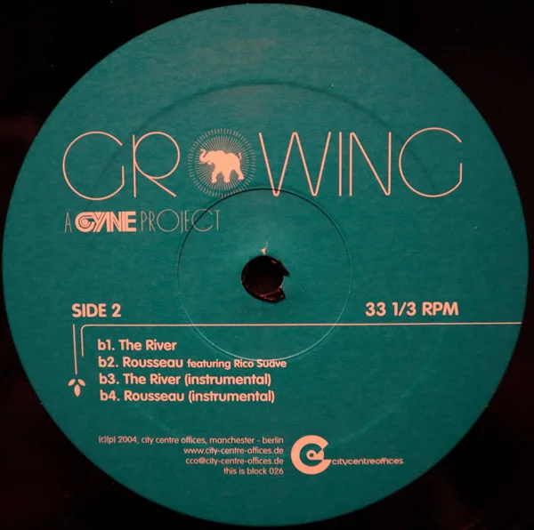 Album cover for Growing by Cyne