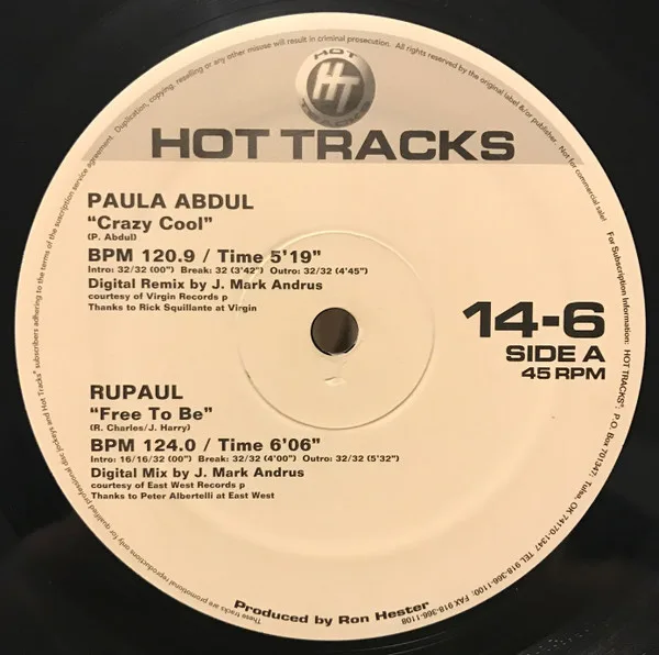 Album cover for Hot Tracks 14-6 by Various