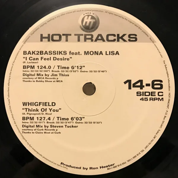 Album cover for Hot Tracks 14-6 by Various