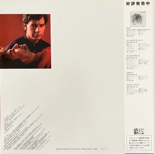 Patrick Moraz • Bill Bruford - Flags, Jazz, 1985 - EG, Japan, Vinyl 1x LP, Album