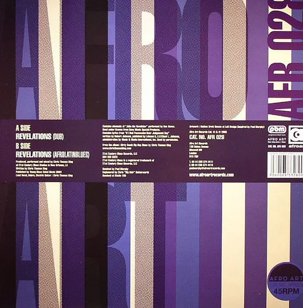 Album cover for Revelations by Chris Thomas King