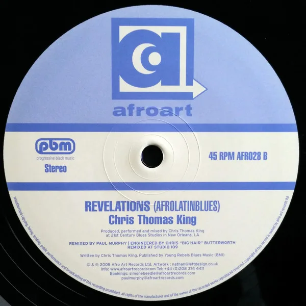 Album cover for Revelations by Chris Thomas King