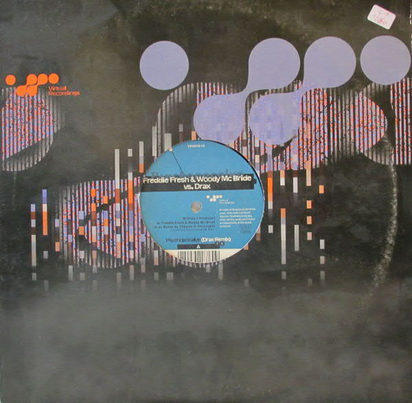 Freddy Fresh & Woody McBride vs. Drax - Psychopocalyp, Electronic, Acid, Techno, 1995 - Virtual Recordings, Germany, Vinyl 1x