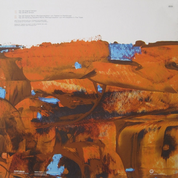 Album cover for Tek 29 by Thomas Schumacher