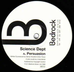 Science Department - Persuasion / Repercussion, Electronic, Progressive House, 2000 - Bedrock Records, UK, Vinyl 1x 12", 33 ⅓