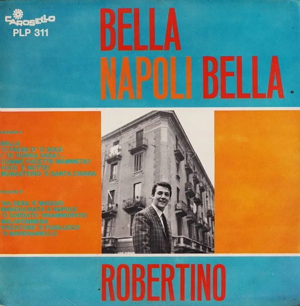 Album cover for Bella Napoli Bella by Robertino Loretti