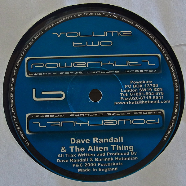 Album cover for Powerkutz Volume Two by Dave Randall & Alien Thing, The