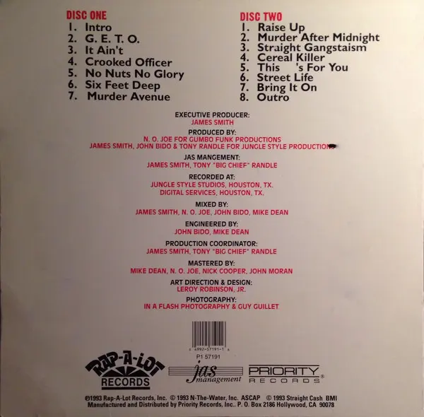 Geto Boys - Till Death Do Us Part, Hip Hop, G-Funk, Gangsta, 1993 - Rap-A-Lot Records, US, Vinyl 2x LP, Album