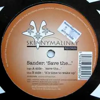 Sander Kleinenberg - Save The..., Electronic, House, Tech House, 1996 - Skinnymalinky Records, UK, Vinyl 1x 12"