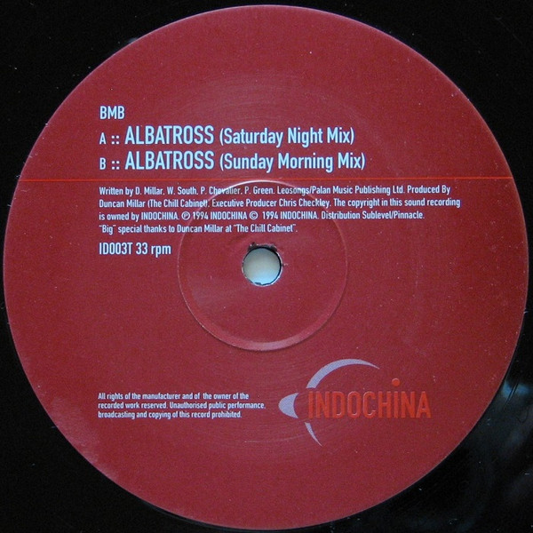 Bonjour Monsieur Basie - Albatross, Electronic, Ambient, House, 1994 - Indochina, UK, Vinyl 1x 12", 33 ⅓ RPM