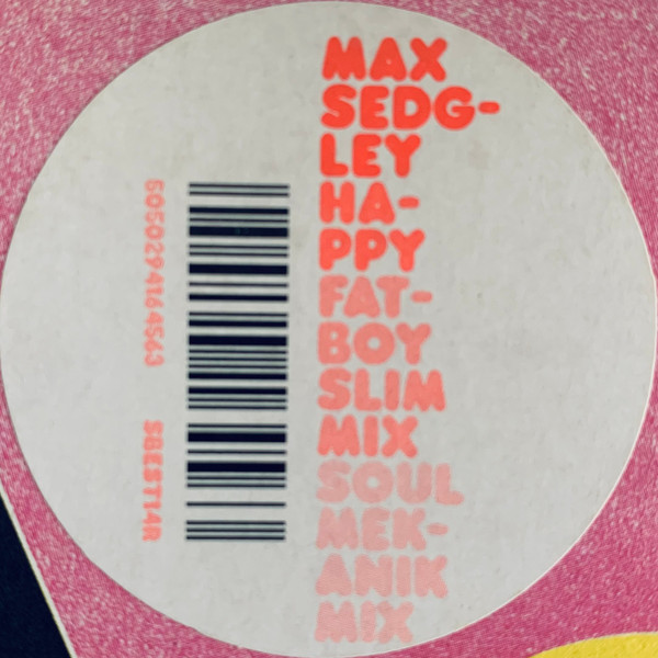 Max Sedgley - Happy, Electronic, House, 2004 - Sunday Best Recordings, UK, Vinyl 1x 12", 33 ⅓ RPM, 45 RPM