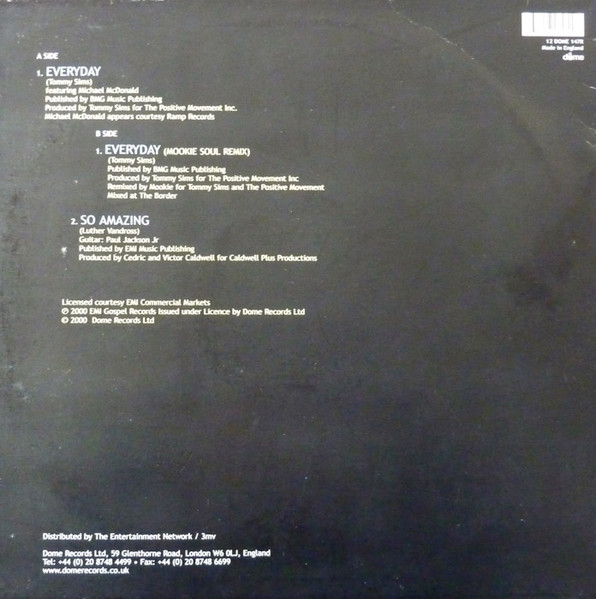 Darwin Hobbs Featuring Michael McDonald - Everyday, Funk / Soul, Contemporary R&B, Gospel, Soul, 2000 - Dome Records, UK, Vin