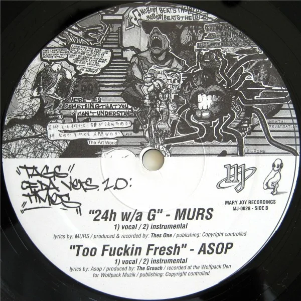 Album cover for What I Do / 24 Hrs. w/a G / Too Fuckin Fresh by Grouch, The / Murs / Asop