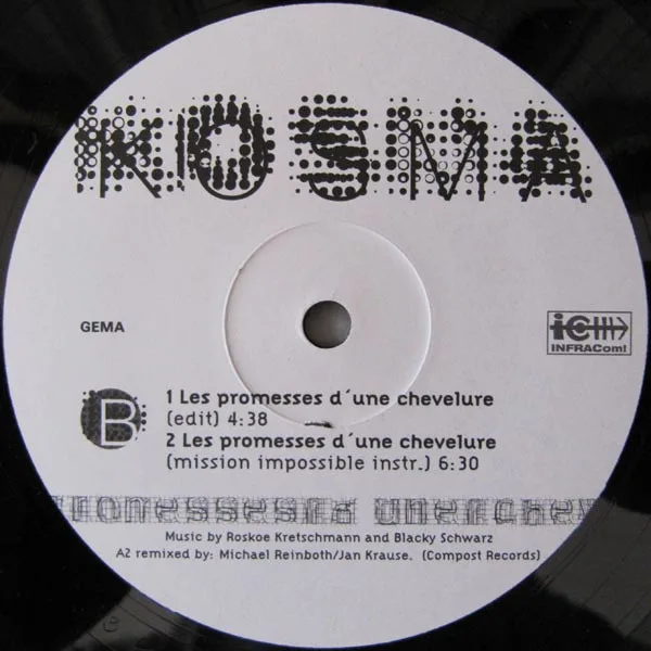 Album cover for Les Promesses D'Une Chevelure by Kosma
