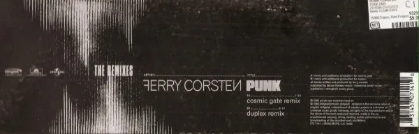 Album cover for Punk (The Remixes) by Ferry Corsten