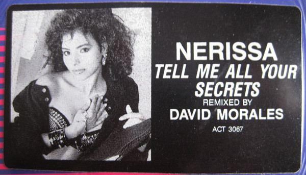 Nerissa - Tell Me All Your Secrets, Electronic, House, 1990 - Active Records, US, Vinyl 1x 12", 33 ⅓ RPM, Single